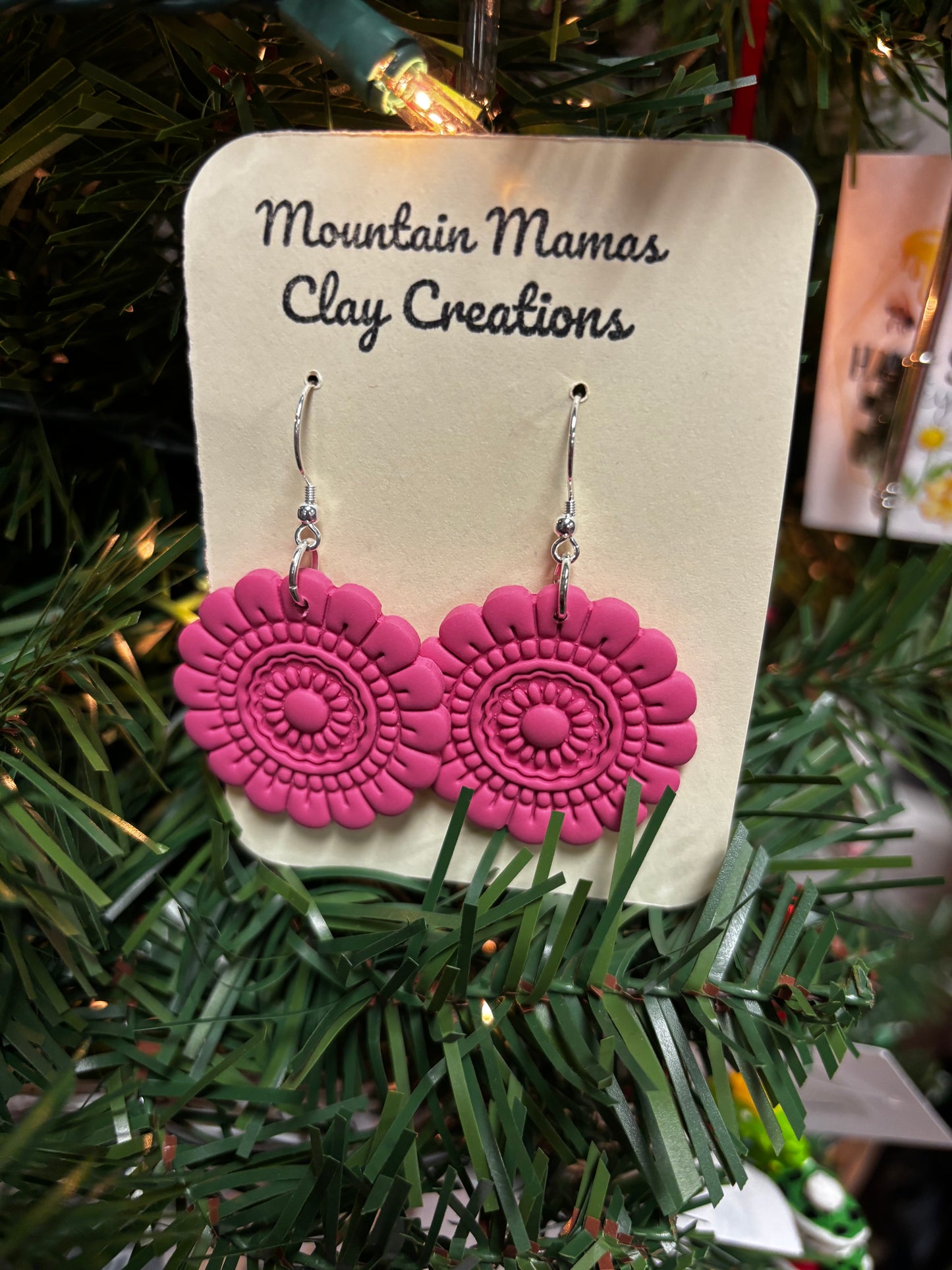 Clay Mandala Earrings