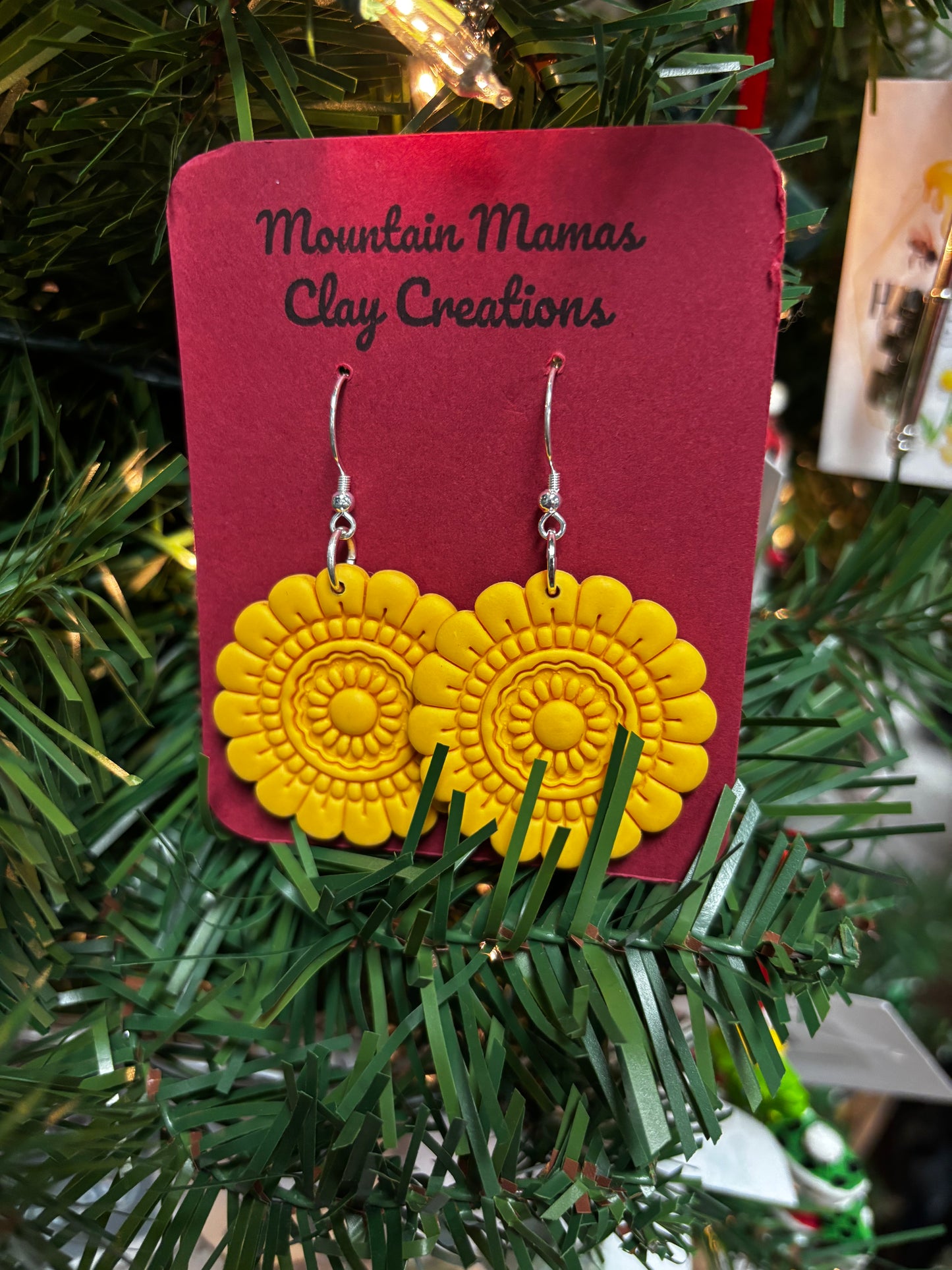 Clay Mandala Earrings