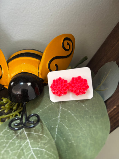 Floral Stud Earrings