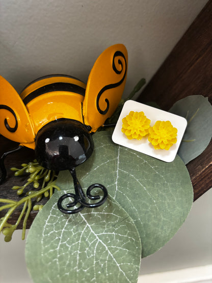 Floral Stud Earrings