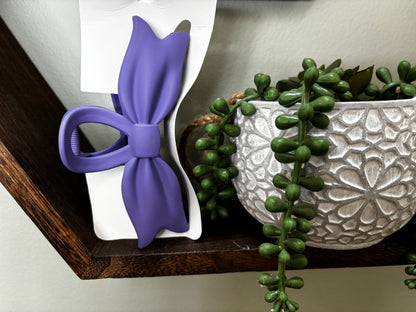 Colorful Bow Claw Clips