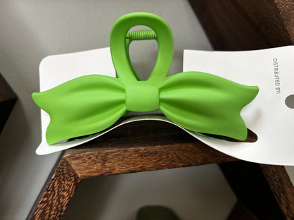 Colorful Bow Claw Clips