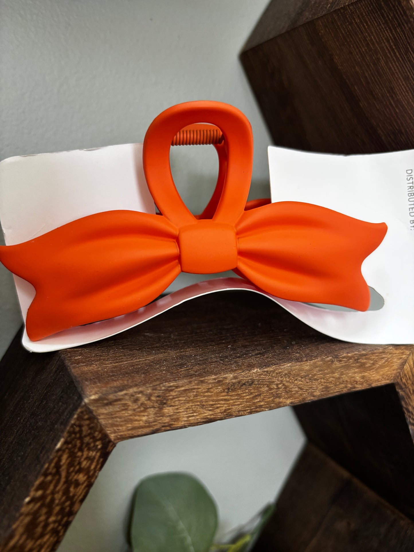 Colorful Bow Claw Clips