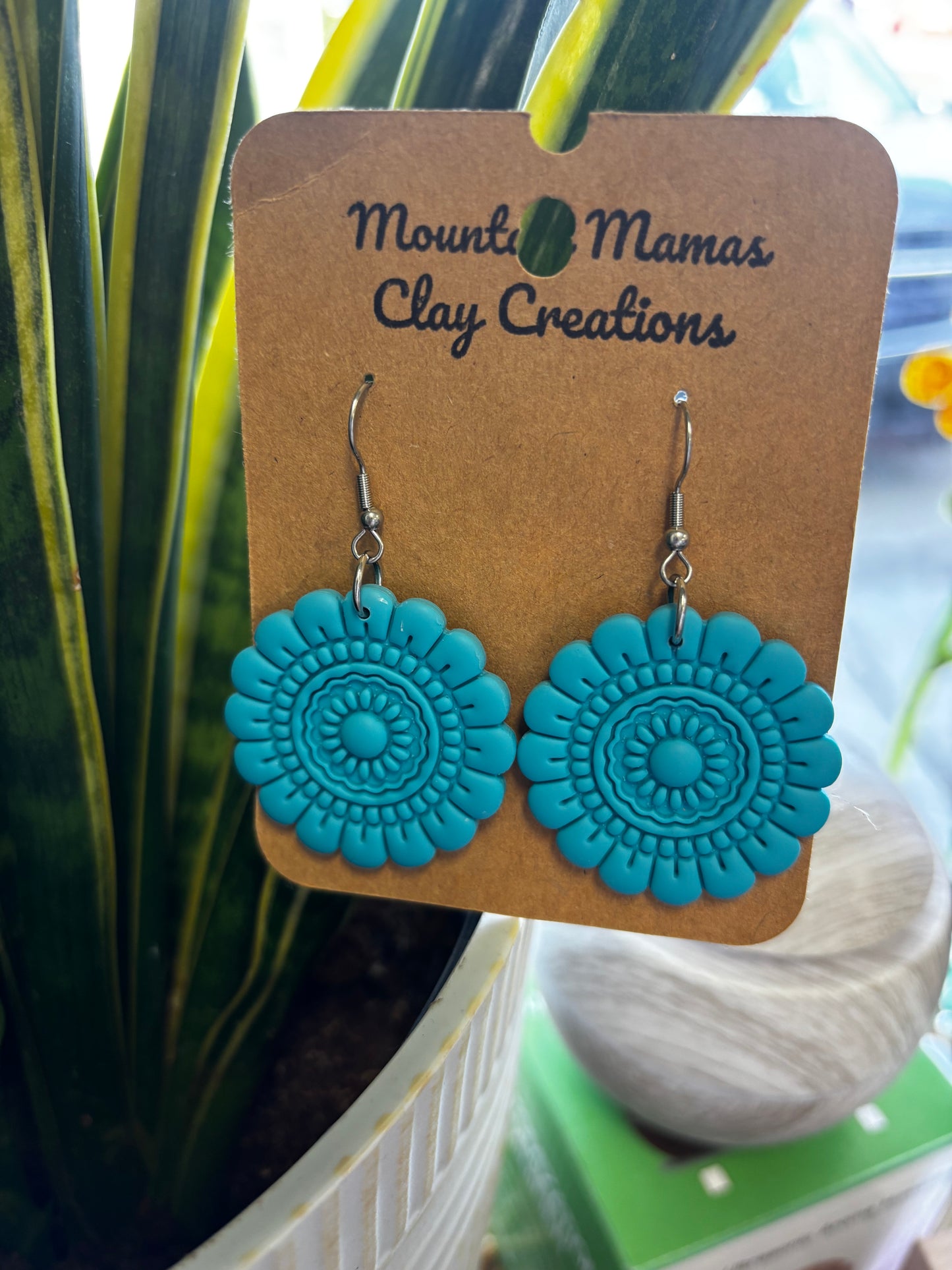 Clay Mandala Earrings