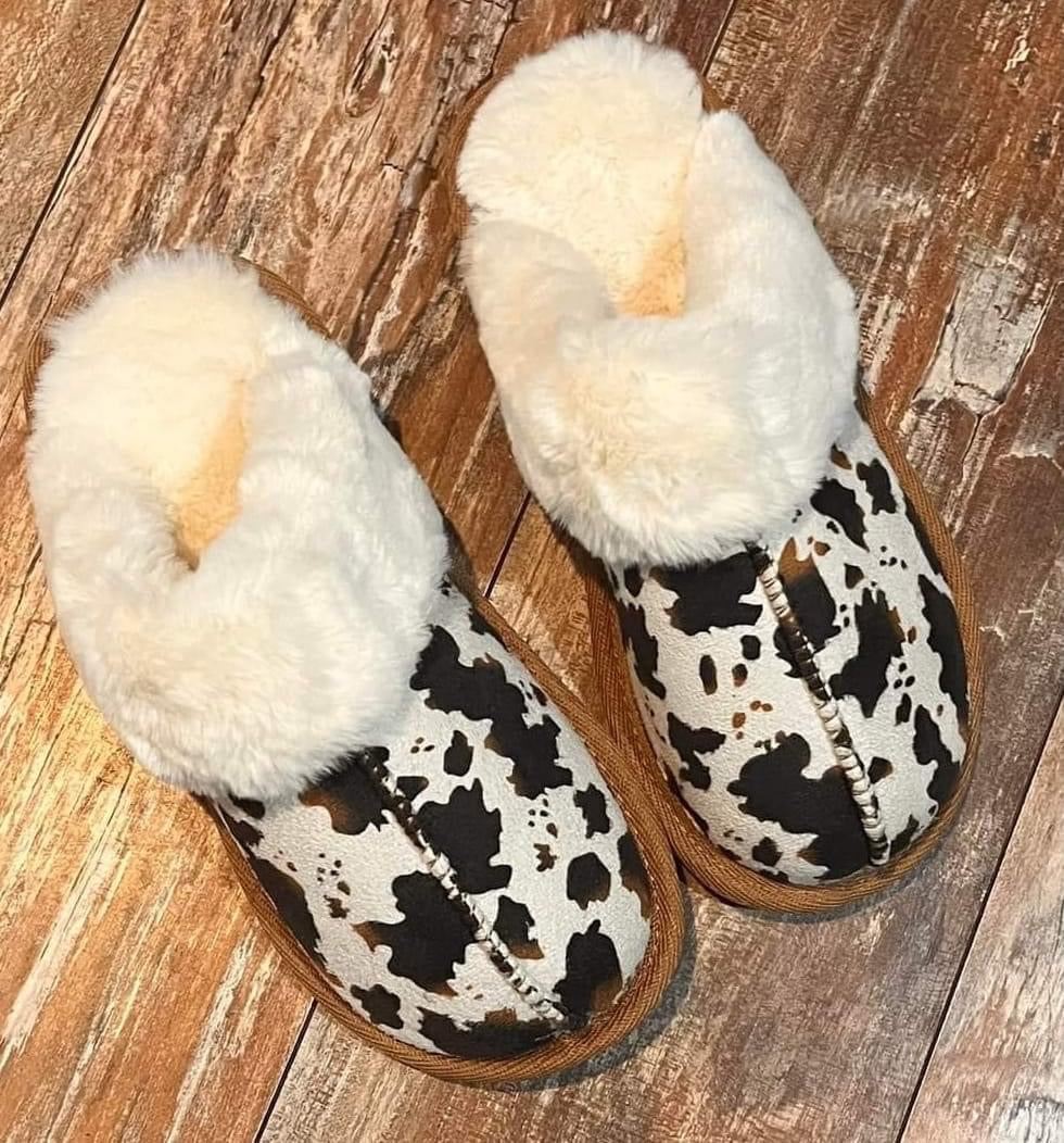 Cow slippers