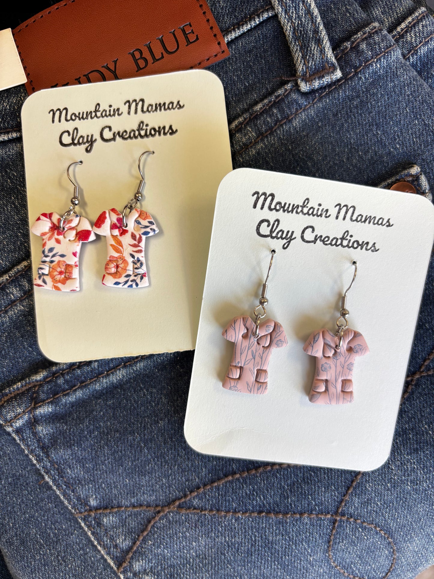 Scrubs Clay Earrings