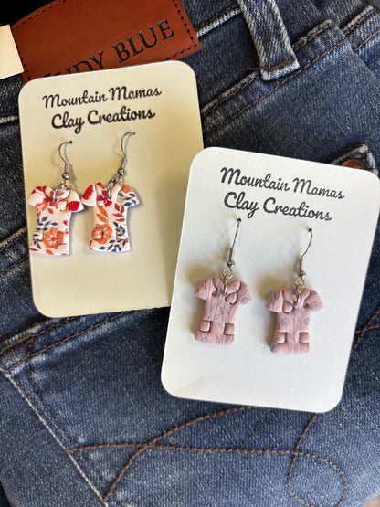 Scrubs Clay Earrings