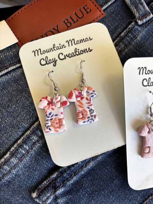 Scrubs Clay Earrings