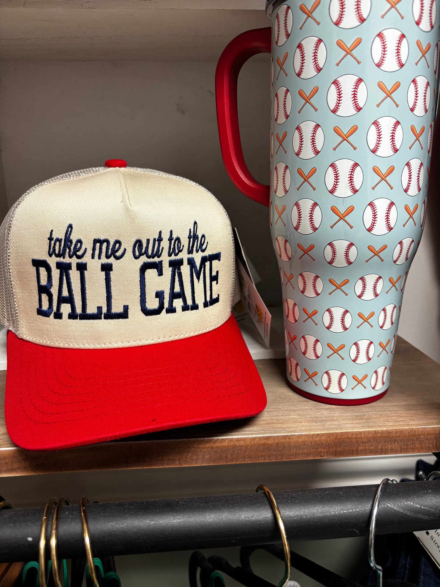 Ball Game CC Embroidered Trucker Hat