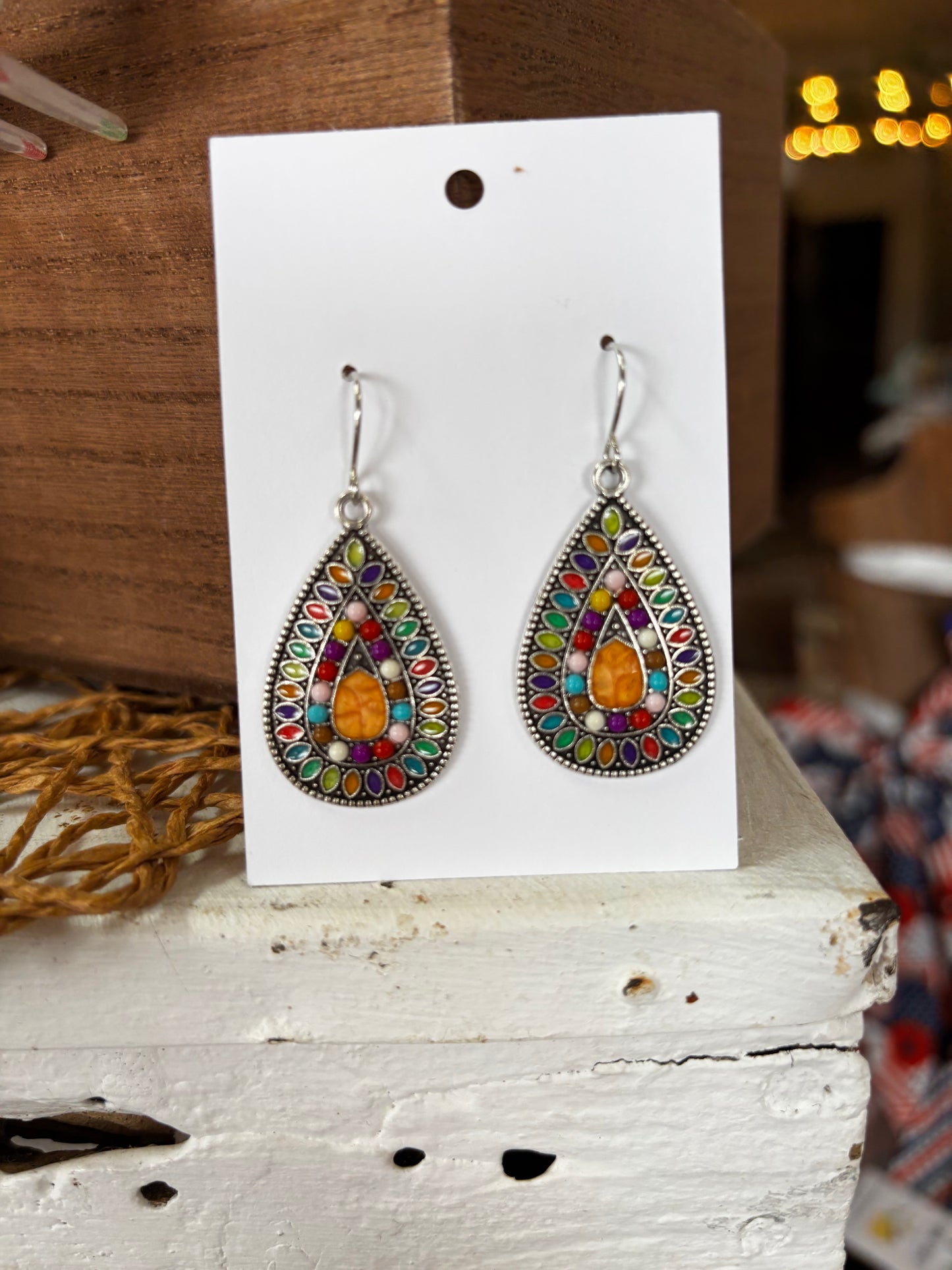 Multi Colored Boho Earrings