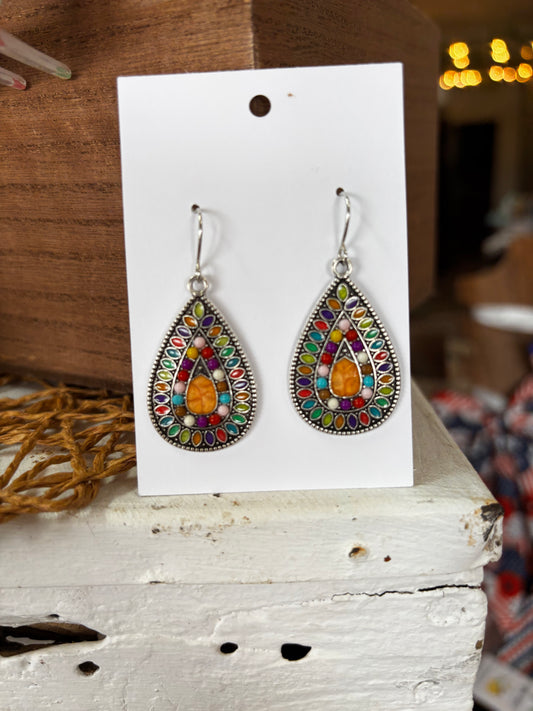 Multi Colored Boho Earrings