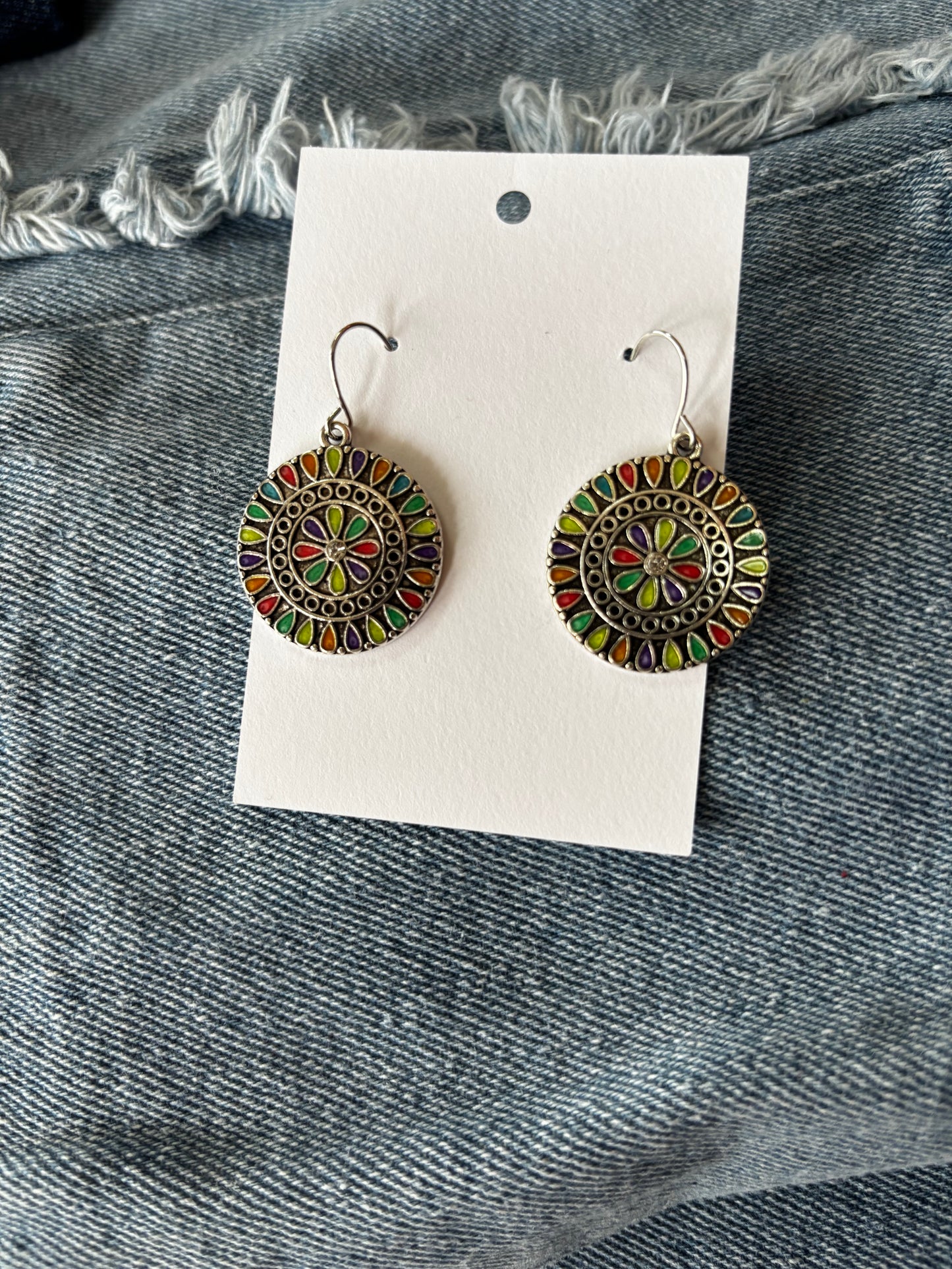 Multi Colored Boho Earrings