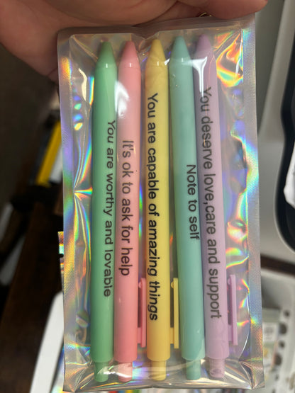 💛💙🩵Inspirational Pen Sets💛💙🩵