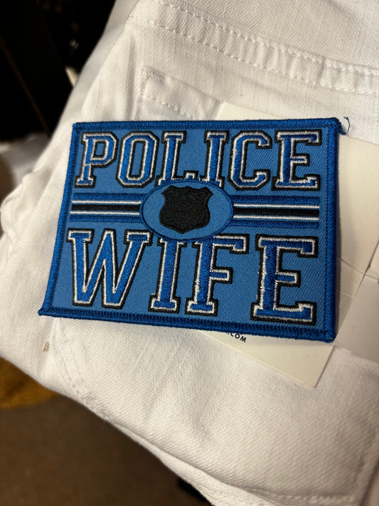 Police Wife Patch