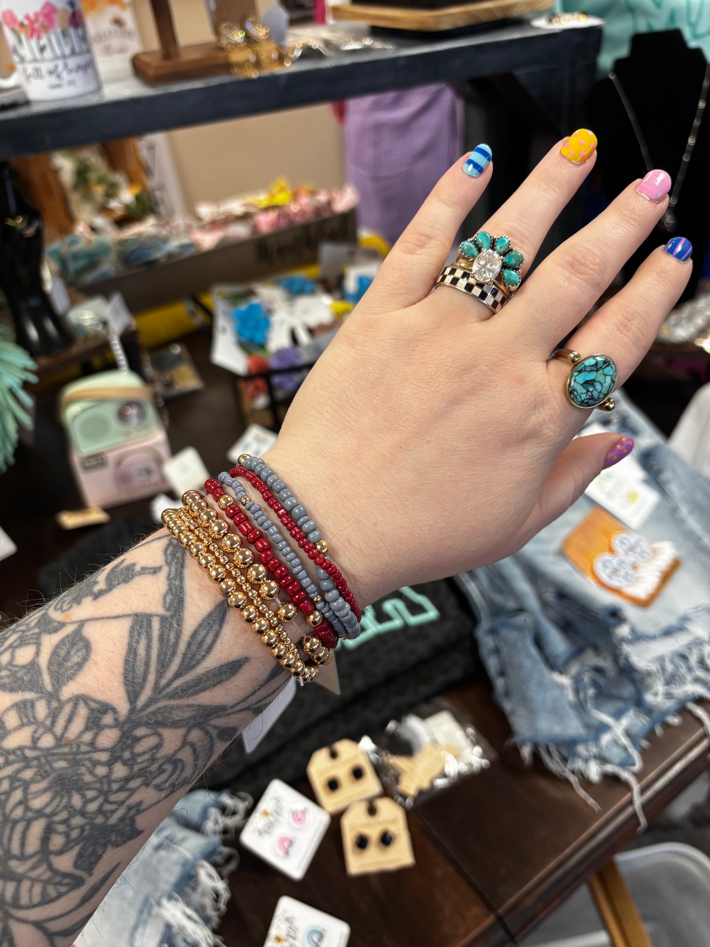 Game Day Bracelet Stacks