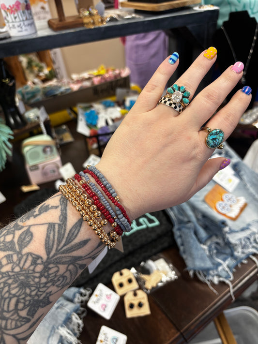 Game Day Bracelet Stacks