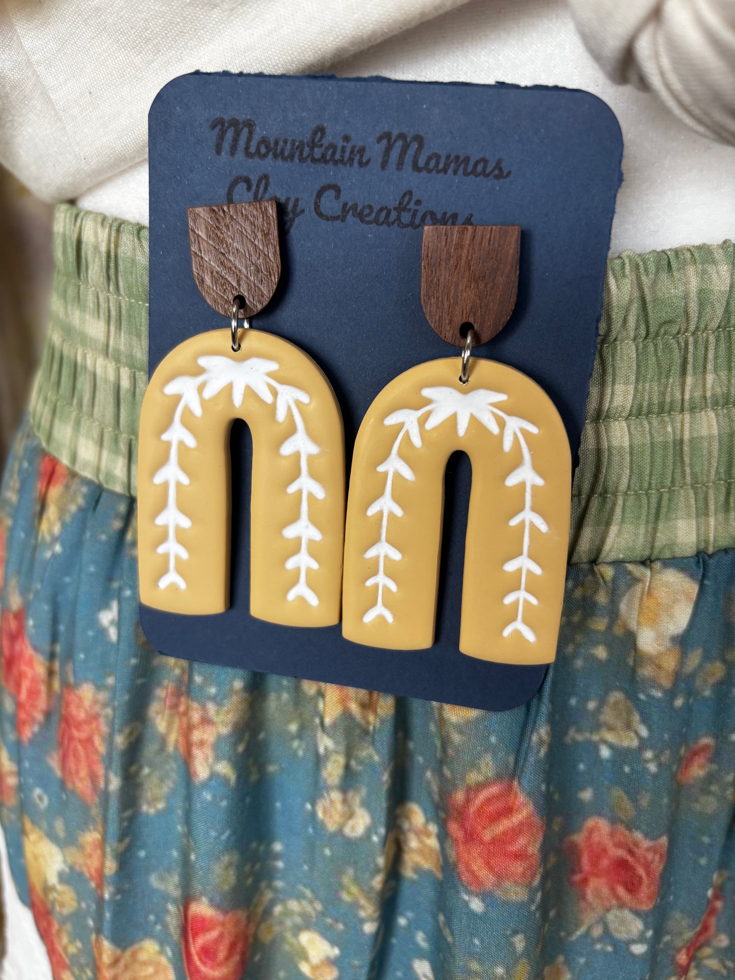 Hand Crafted Clay Monthly Earring Box - June