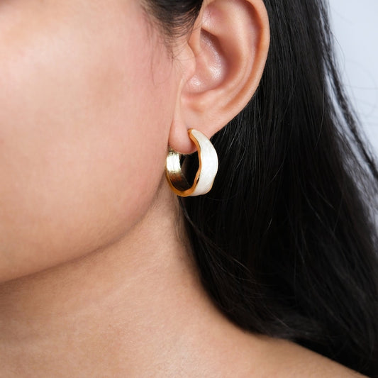 Gold Plated Hoop Earrings