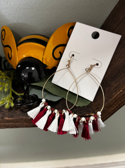 Tassel Teardrop Earrings