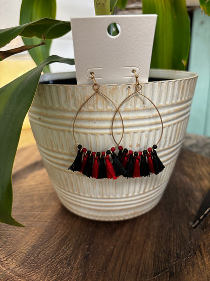 Tassel Teardrop Earrings