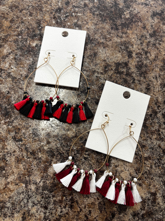 Tassel Teardrop Earrings