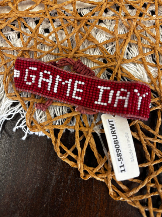 GameDay Beaded Bracelet