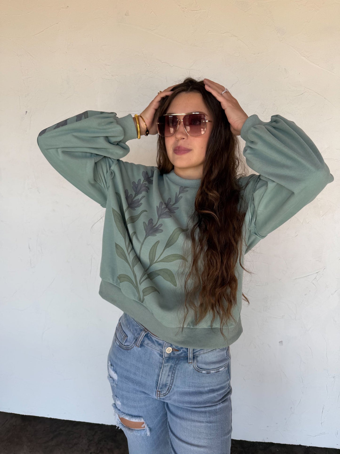 Spring Floral Pullover by Blakeley