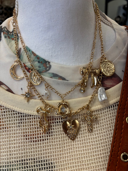 Layered Charm Necklace