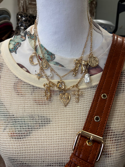 Layered Charm Necklace