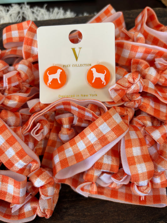 Smokey Post Earrings
