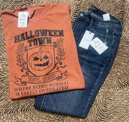 Halloween Town Comfort Color Tee