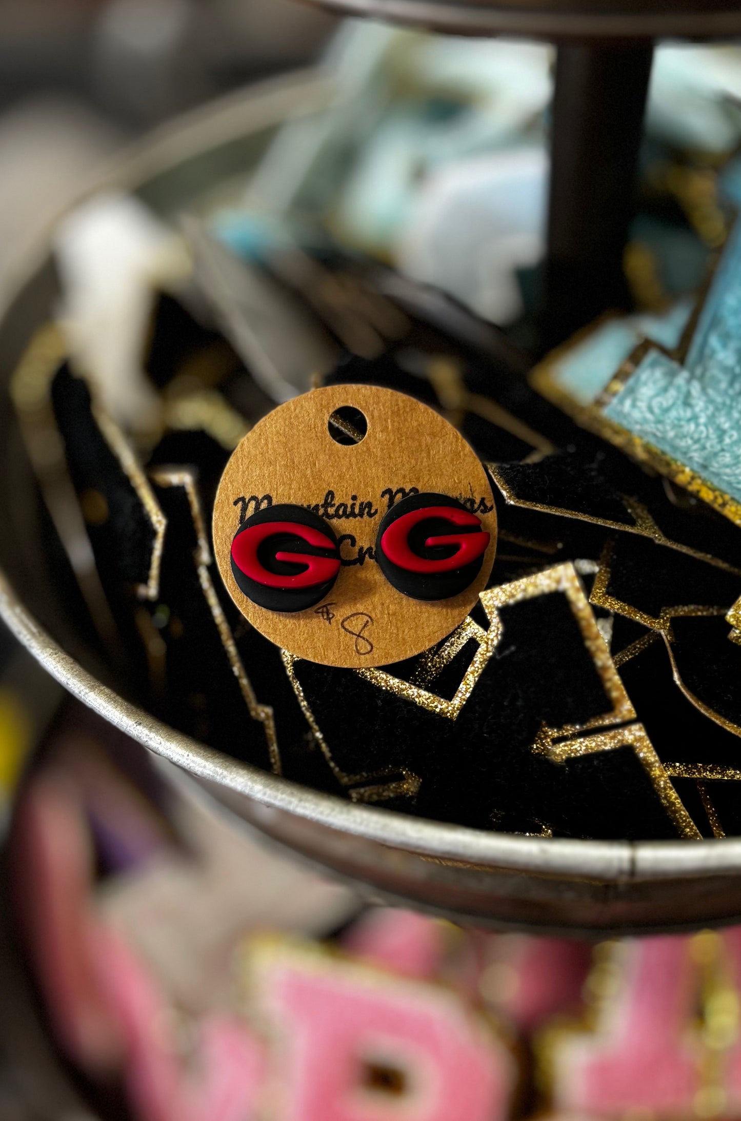 Georgia Stud Clay Earrings