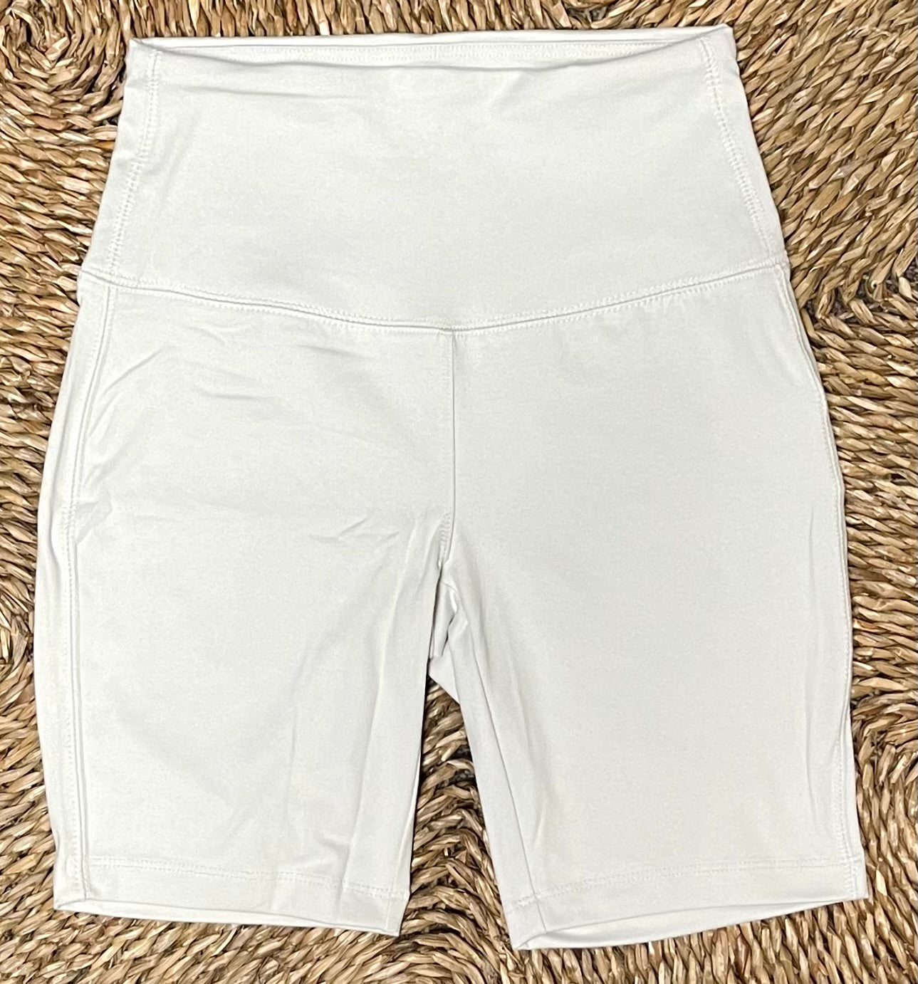 BUTTER SOFT WIDE WAISTBAND BIKER SHORTS