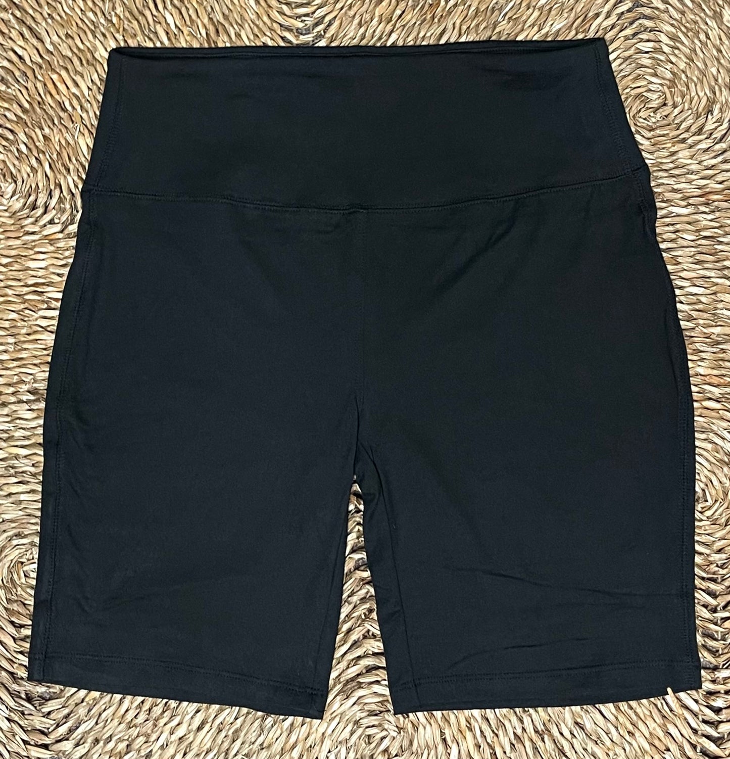 BUTTER SOFT WIDE WAISTBAND BIKER SHORTS