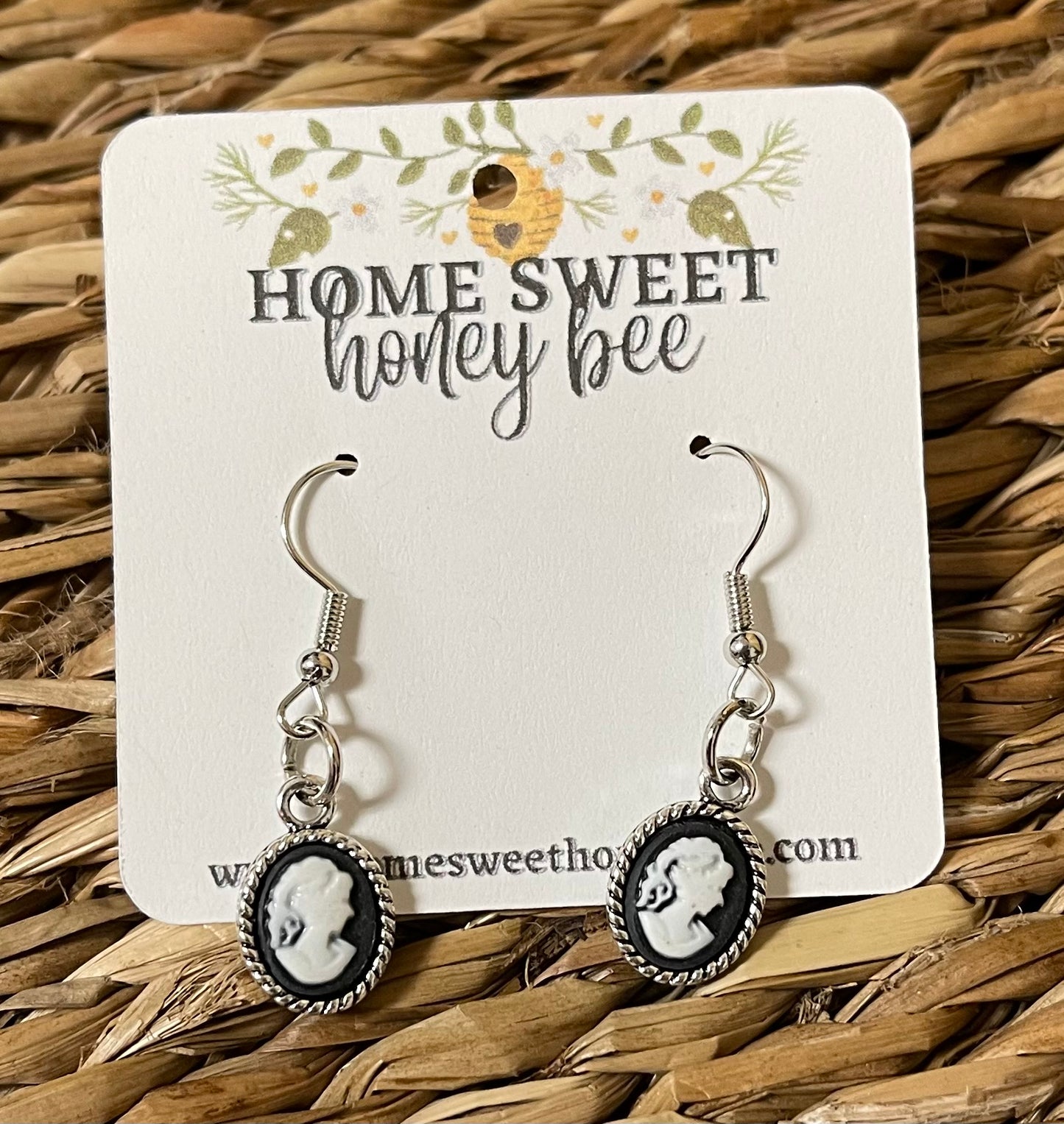 Cameo Dangle Earrings