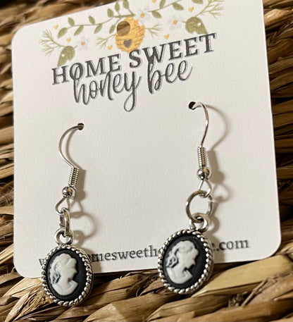 Cameo Dangle Earrings