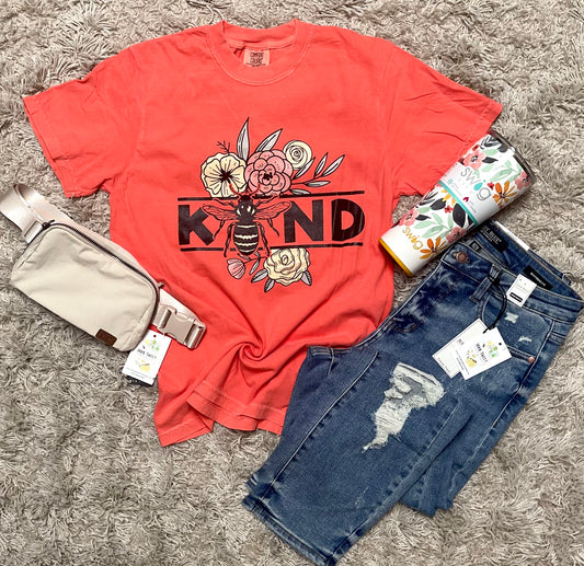 Bee Kind Comfort Color Tee