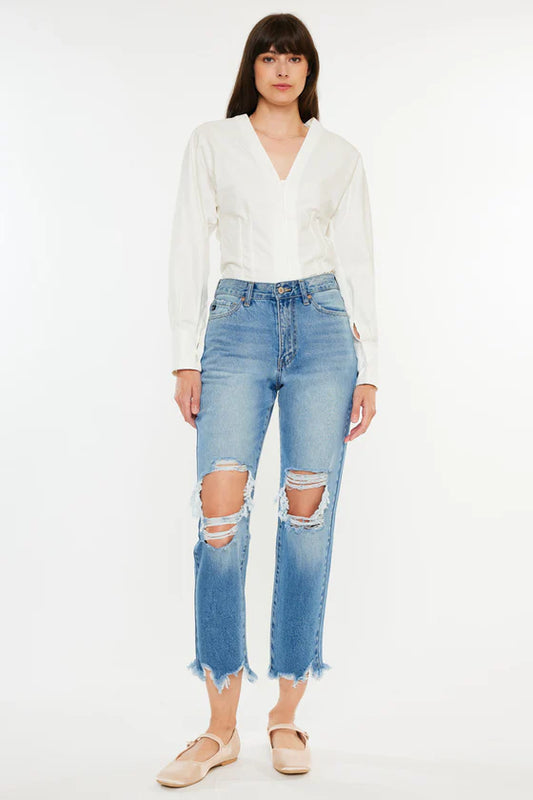 KANCAN Regina High Rise Mom Jeans