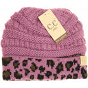 C.C. Kids Beanie Leopard Cuff