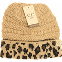 C.C. Kids Beanie Leopard Cuff