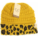 C.C. Kids Beanie Leopard Cuff