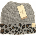C.C. Kids Beanie Leopard Cuff