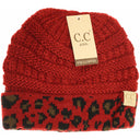 C.C. Kids Beanie Leopard Cuff