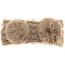 CC.Beanie KIDS Solid Double Pom Head Wrap