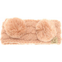 CC.Beanie KIDS Solid Double Pom Head Wrap