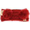 CC.Beanie KIDS Solid Double Pom Head Wrap