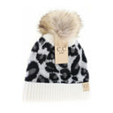 CC.Beanie KIDS Leopard Pom Beanie