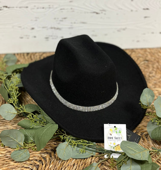 CC. Beanie Houston Sequin Stars Cowboy Hat