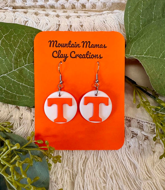 Clay Tennessee Dangle Earrings