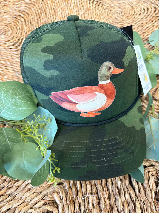Antique Inspired Mallard Mesh Trucker Hat